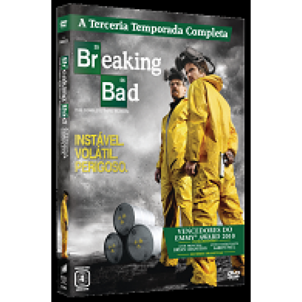 Box Breaking Bad - A Terceira Temporada Completa (4 DVD's)
