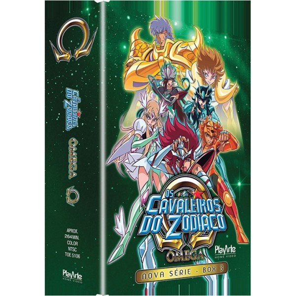 Box Os Cavaleiros do Zodíaco - Omega - Box 3 (3 DVD's)