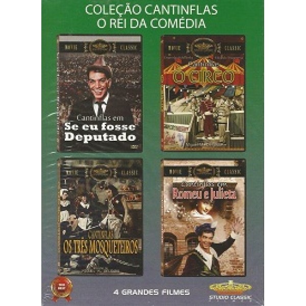 Box Coleção Cantinflas - O Rei da Comédia (4 DVD's)