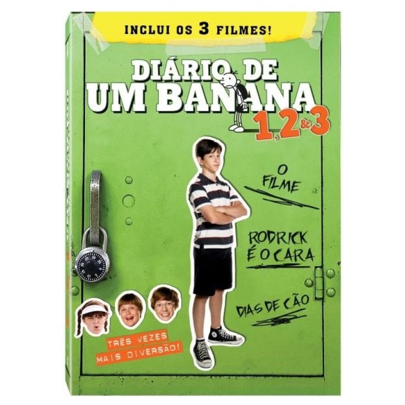 Box Diário de Um Banana 1,2 & 3 (3 DVD's)