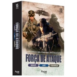Box Força de Ataque: A Força Militar do Seculo 21 (15 DVD's)