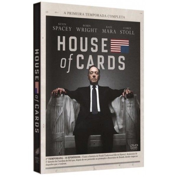 Box House Of Cards - A Primeira Temporada Completa (4 DVD's)