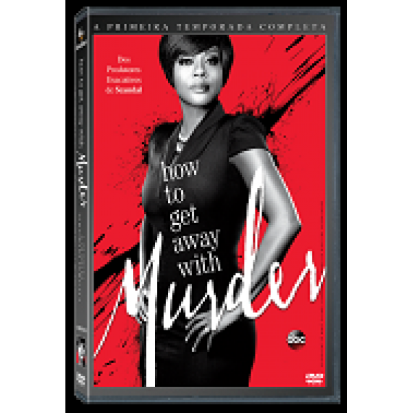 Box How To Get Away With Murder - A Primeira Temporada Completa (4 DVD's)