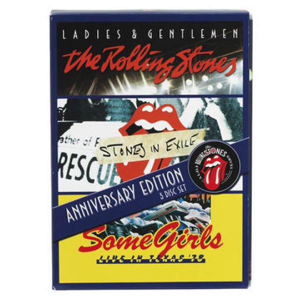 Box The Rolling Stones - Ladies & Gentlemen Anniversary Edition (3 DVD's)