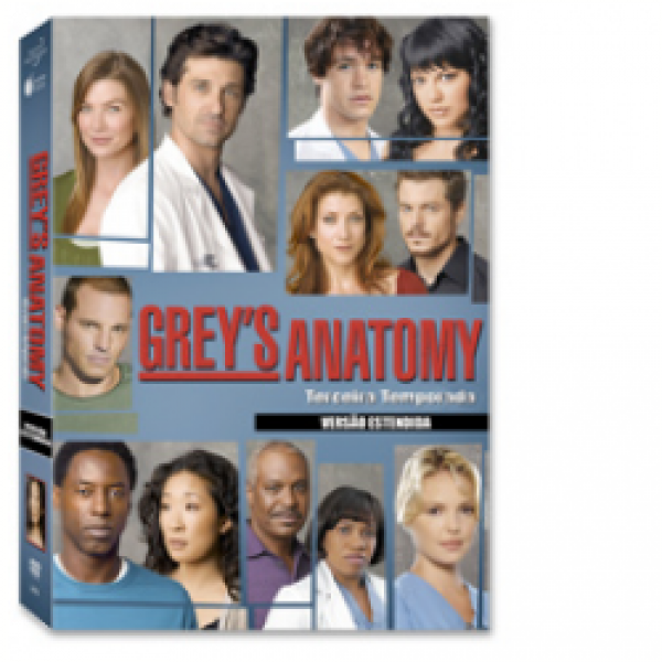 Box Grey's Anatomy - 3ª Temporada Completa (7 DVD's)