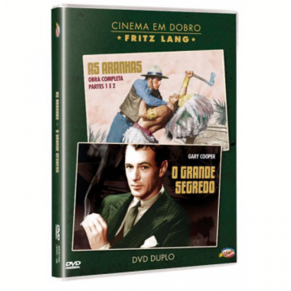 DVD Cinema em Dobro - Fritz Lang: As Aranhas/O Grande Segredo (DUPLO)