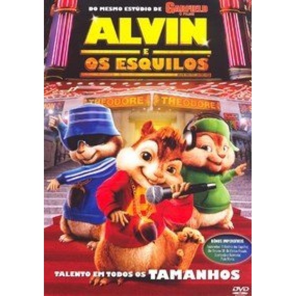 DVD Alvin E Os Esquilos