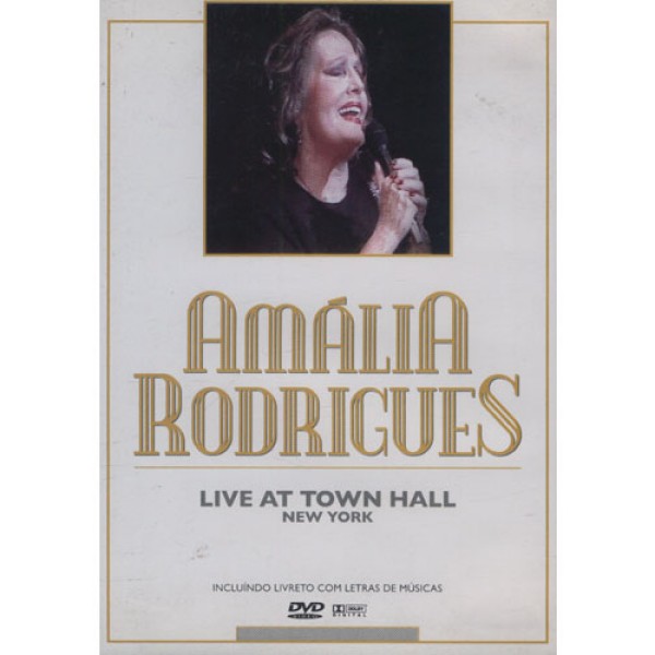 DVD Amália Rodrigues - Live At Town Hall