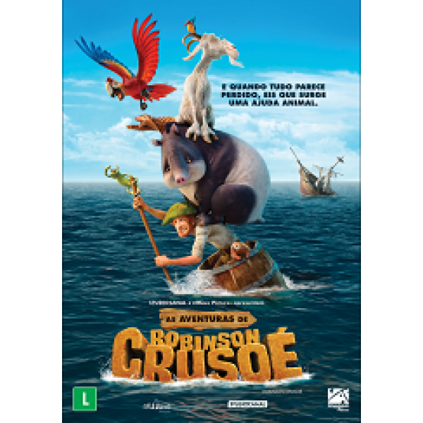 DVD As Aventuras de Robinson Crusoé