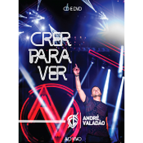 DVD + CD André Valadão - Crer Para Ver Ao Vivo