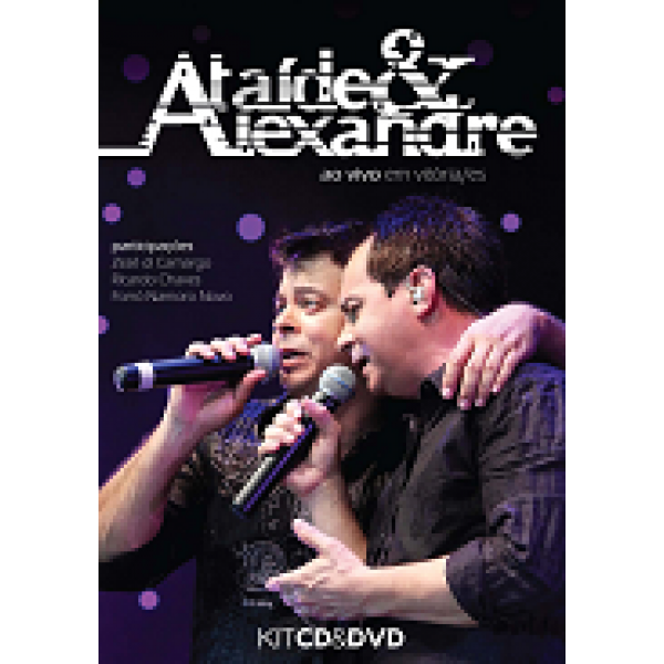 DVD + CD Ataíde & Alexandre - Ao Vivo Em Vitória/ES