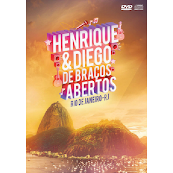 DVD + CD Henrique & Diego - De Braços Abertos Ao Vivo