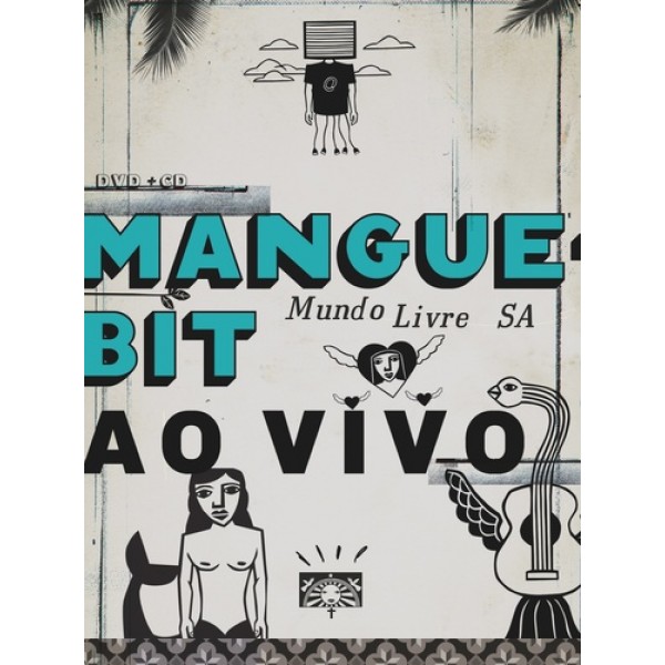 DVD + CD Mundo Livre S.A. - Mangue Bit Ao Vivo