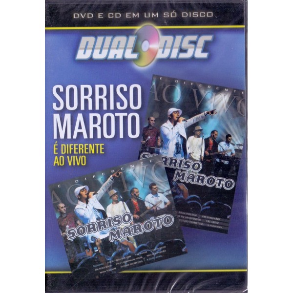 DVD + CD Sorriso Maroto - Dualdisc: É Diferente Ao Vivo