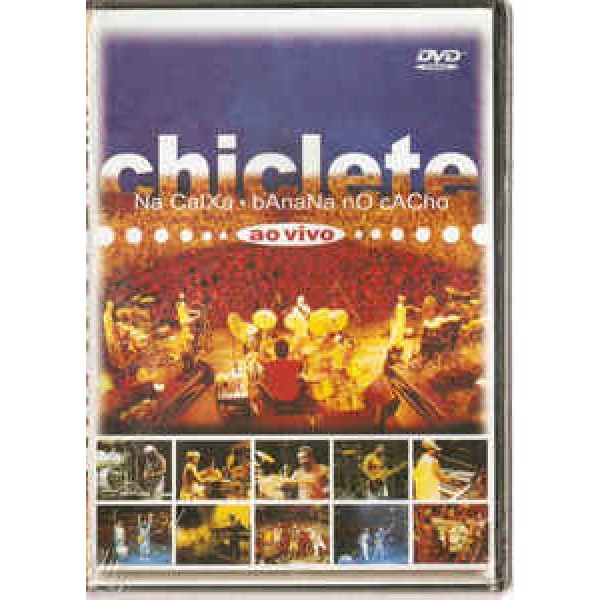 DVD Chiclete Com Banana - Na Caixa: Banana No Cacho Ao Vivo