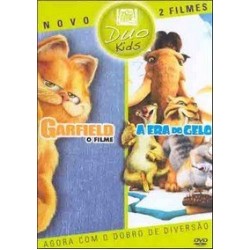 DVD Duo Kids - Garfield: O Filme + A Era Do Gelo