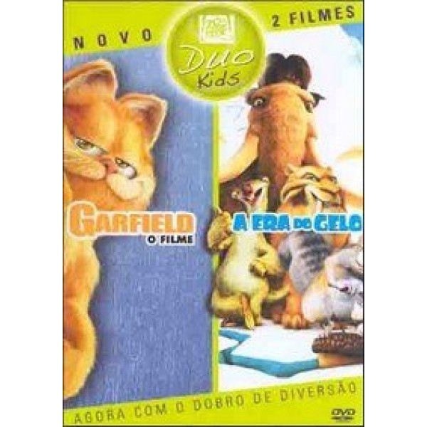 DVD Duo Kids - Garfield: O Filme + A Era Do Gelo