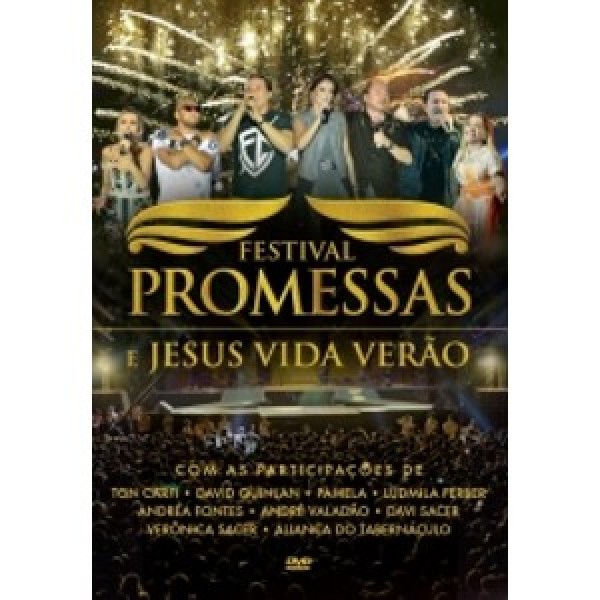 DVD Festival Promessas E Jesus Vida Verão