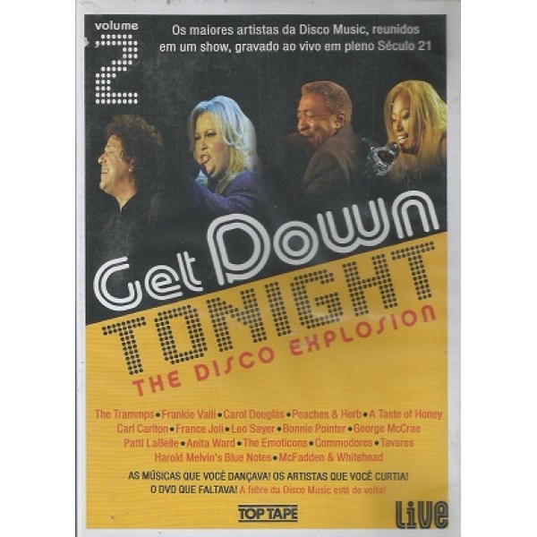 DVD Get Down Tonight - The Disco Explosion Vol. 2