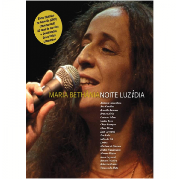 DVD Maria Bethânia - Noite Luzídia