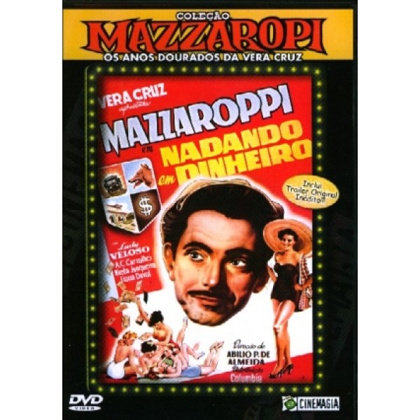 DVD Mazzaropi - Nadando Em Dinheiro