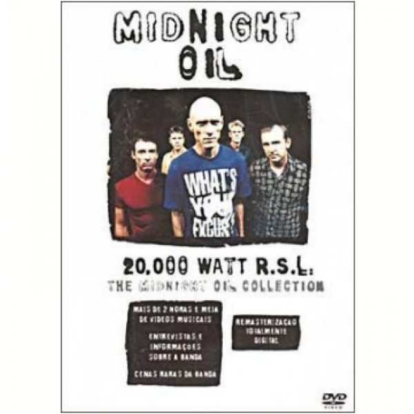 DVD Midnight Oil - 20000 Watt R.S.L. - The Midnight Oil Collection