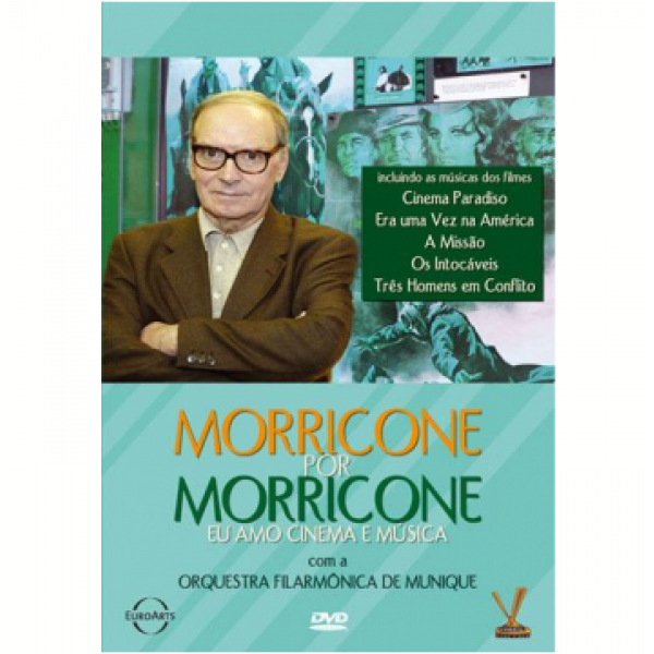 DVD Morricone por Morricone - Eu Amo Cinema e Música