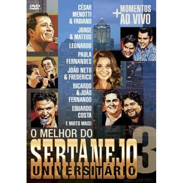 DVD O Melhor do Sertanejo Universitário 3