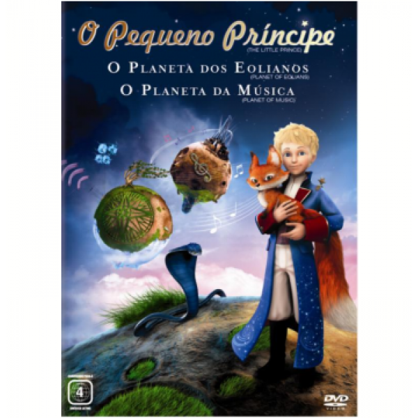 DVD O Pequeno Príncipe: O Planeta dos Eolianos/O Planeta da Música 