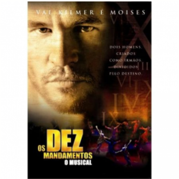 DVD Os Dez Mandamentos - O Musical