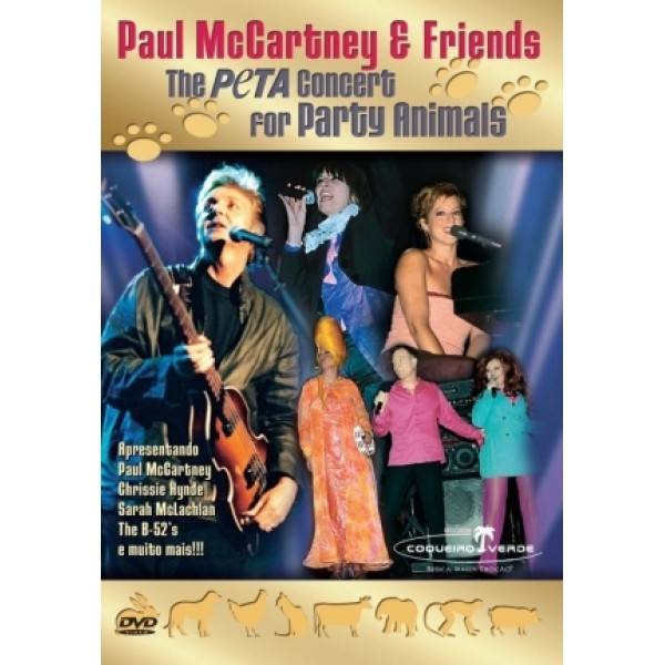 DVD Paul McCartney & Friends - The Peta Concert For Party Animals
