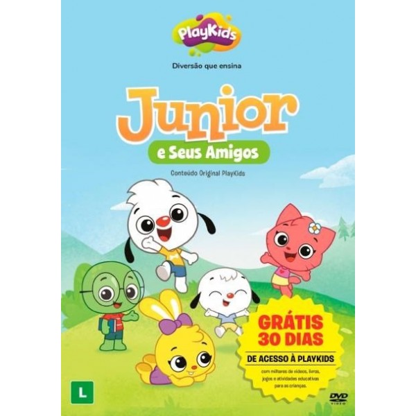 DVD PlayKids - Junior E Seus Amigos
