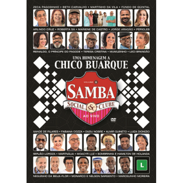 DVD Samba Social Clube Vol. 6 - Uma Homenagem A Chico Buarque
