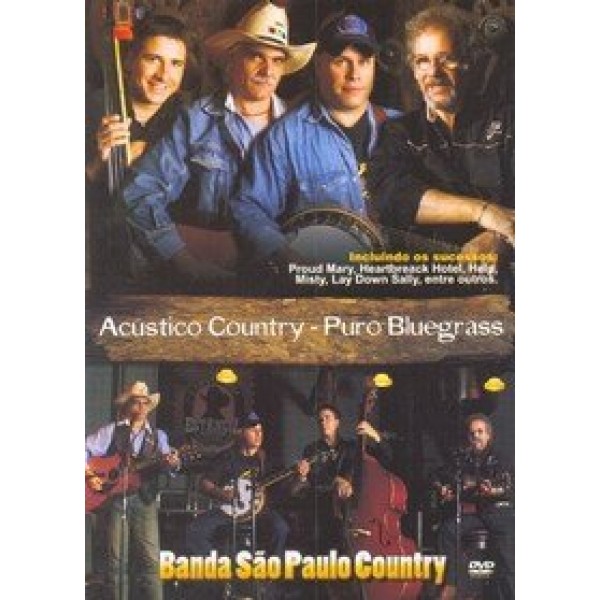 DVD Banda São Paulo Country - Acústico Country: Puro Bluegrass
