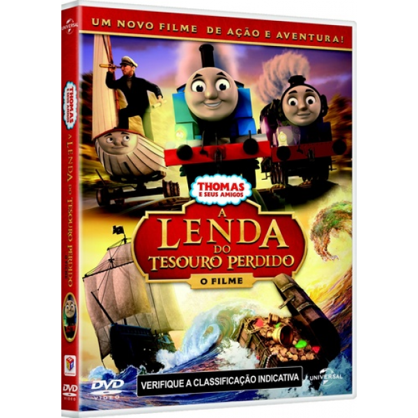 DVD Thomas E Seus Amigos - A Lenda do Tesouro Perdido