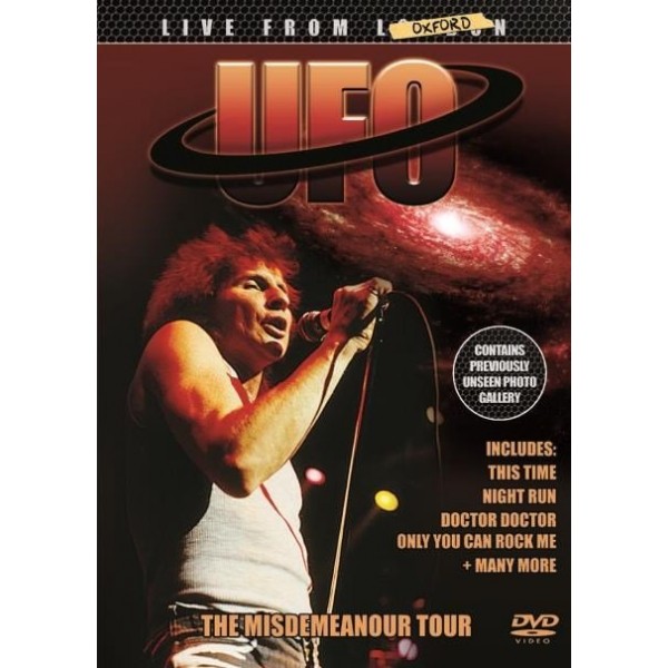 DVD UFO - Live From Oxford: The Misdemeanour Tour