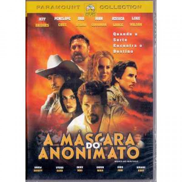 DVD A Máscara do Anonimato