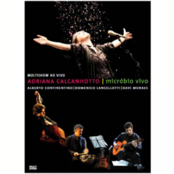 DVD Adriana Calcanhotto - Micróbio Vivo - Multishow Ao Vivo