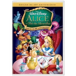 DVD Alice no País das Maravilhas - Edição de 60º Aniversário