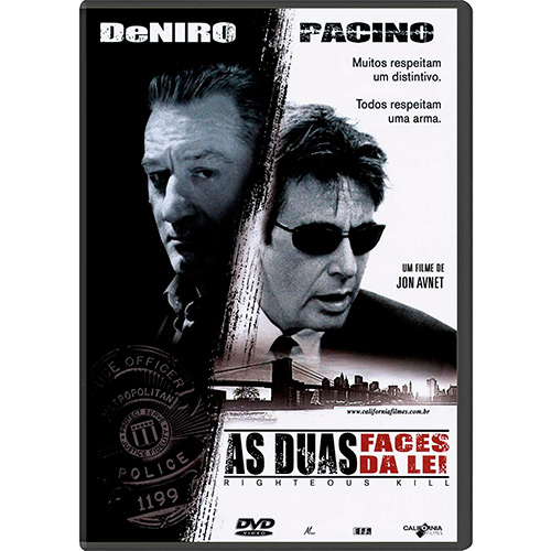 DVD As Duas Faces da Lei DVD As Duas Faces da Lei