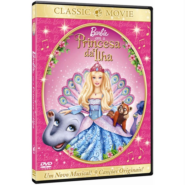 DVD Barbie em a Princesa da Ilha