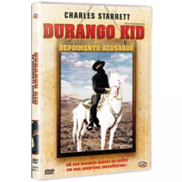 DVD Durango Kid em Depoimento Acusador