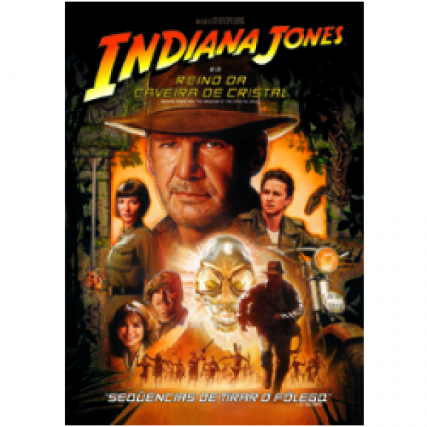 DVD Indiana Jones e o Reino da Caveira de Cristal