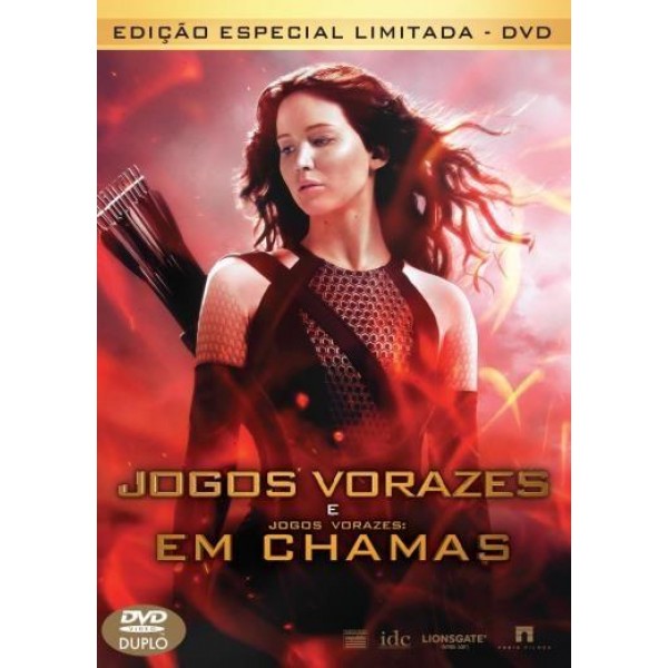 DVD Jogos Vorazes - Jogos Vorazes + Jogos Vorazes: Em Chamas - Edição Especial Limitada (2 DVD's)