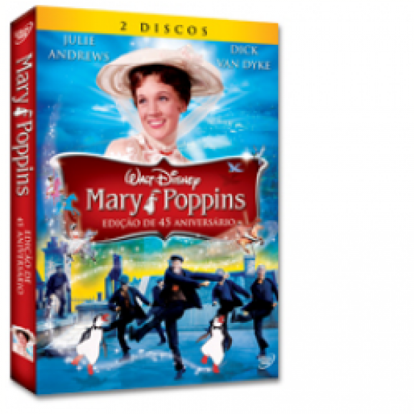 DVD Mary Poppins - Edição de 45º Aniversário (2 DVD's)