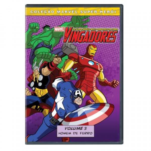 DVD Os Vingadores - Homem de Ferro Vol.03