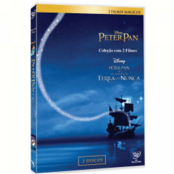 DVD Peter Pan - Coleção com 2 Filmes (2 DVD's)