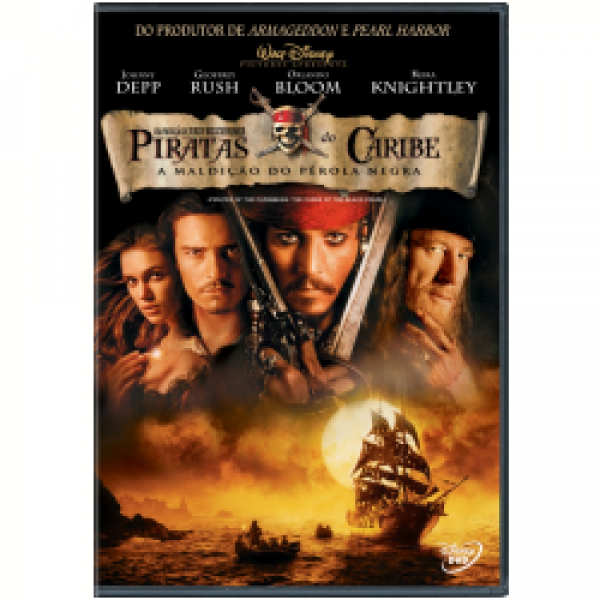 DVD Piratas do Caribe - A Maldição do Pérola Negra