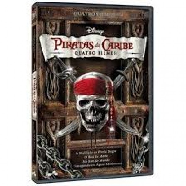 DVD Piratas do Caribe - Quatro Filmes (4 DVD's)