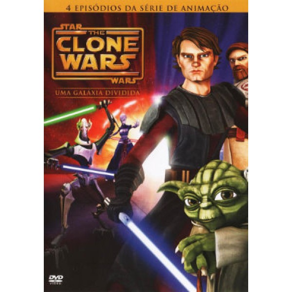 DVD Star Wars - The Clone Wars (Uma Galáxia Dividida)